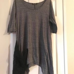 Surrealist Tunic w/ asymical edge